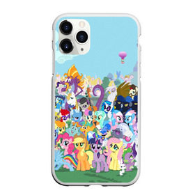 Чехол для iPhone 11 Pro матовый с принтом MY LITTLE PONY в Рязани, Силикон |  | my little pony | pinkie pie | scootaloo | spike | sweaty balls | искорка | крошка бель | маленькие пони | мульфтфильм | пони | скутолу | эппл блум