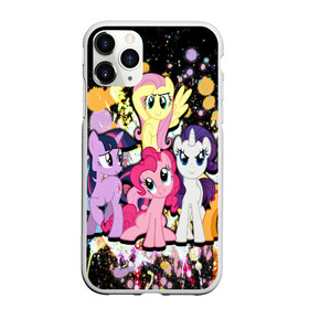 Чехол для iPhone 11 Pro матовый с принтом MY LITTLE PONY в Рязани, Силикон |  | my little pony | pinkie pie | scootaloo | spike | sweaty balls | искорка | крошка бель | маленькие пони | мульфтфильм | пони | си | скутолу | эппл блум