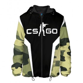 Мужская куртка 3D с принтом CS:GO Camouflage в Рязани, ткань верха — 100% полиэстер, подклад — флис | прямой крой, подол и капюшон оформлены резинкой с фиксаторами, два кармана без застежек по бокам, один большой потайной карман на груди. Карман на груди застегивается на липучку | Тематика изображения на принте: conter | counter | cs go | csgo | global | offensive | strike | контер | кс го | ксго | страйк