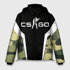 Мужская зимняя куртка 3D с принтом CSGO Camouflage в Рязани, верх — 100% полиэстер; подкладка — 100% полиэстер; утеплитель — 100% полиэстер | длина ниже бедра, свободный силуэт Оверсайз. Есть воротник-стойка, отстегивающийся капюшон и ветрозащитная планка. 

Боковые карманы с листочкой на кнопках и внутренний карман на молнии. | Тематика изображения на принте: conter | counter | cs go | csgo | global | offensive | strike | контер | кс го | ксго | страйк