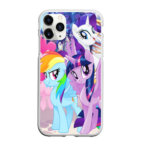 Чехол для iPhone 11 Pro Max матовый с принтом ПОНИ в Рязани, Силикон |  | my little pony | pinkie pie | scootaloo | spike | sweaty balls | искорка | крошка бель | маленькие пони | мульфтфильм | пони | скутолу | эппл блум