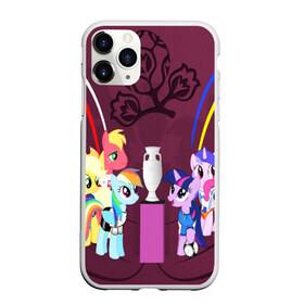 Чехол для iPhone 11 Pro Max матовый с принтом PONY в Рязани, Силикон |  | my little pony | pinkie pie | scootaloo | spike | sweaty balls | искорка | крошка бель | маленькие пони | мульфтфильм | пони | скутолу | эппл блум