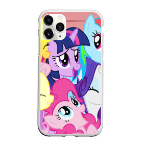 Чехол для iPhone 11 Pro Max матовый с принтом МАЛЕНЬКИЕ ПОНИ в Рязани, Силикон |  | my little pony | pinkie pie | scootaloo | spike | sweaty balls | искорка | крошка бель | маленькие пони | мульфтфильм | пони | скутолу | эппл блум