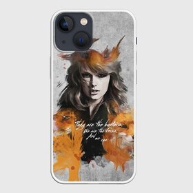 Чехол для iPhone 13 mini с принтом Taylor and fox в Рязани,  |  | Тематика изображения на принте: lover | me | new album | reputation | swift | taylor | taylor swift | музыка | новый альбом | свифт | тей | тейлор | тейлор свифт