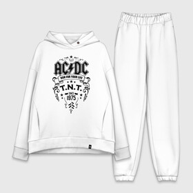 Женский костюм хлопок Oversize с принтом AC DC run for your life в Рязани,  |  | ac dc | acdc | acdc ас дс | австралийская | ангус янг | асдс | блюз | группа | крис слэйд | метал | молния | музыка | музыканты | певцы | рок | рок н ролл | стиви янг | хард | хардрок | эксл роуз