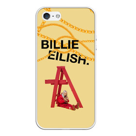 Чехол для iPhone 5/5S матовый с принтом BILLIE EILISH в Рязани, Силикон | Область печати: задняя сторона чехла, без боковых панелей | all | asleep | bad | bellyache | billie | blohsh | dont | eilish | eyes | fall | guy | logo | music | ocean | singer | smile | when | айлиш | били | билли | бэрд | лого | музыка | пайрат | певица | символ | эйлиш