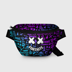 Поясная сумка 3D с принтом FORTNITE x MARSHMELLO в Рязани, 100% полиэстер | плотная ткань, ремень с регулируемой длиной, внутри несколько карманов для мелочей, основное отделение и карман с обратной стороны сумки застегиваются на молнию | fortnite | fortnite 2 | fortnite x маршмелло | ikonik | marshmello | ninja | ninja streamer | иконик | ниндзя | фортнайт | фортнайт 2 | фортнайт глава 2