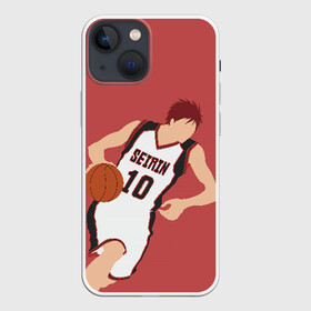 Чехол для iPhone 13 mini с принтом Taiga Kagami в Рязани,  |  | Тематика изображения на принте: basket | basketball | kagami | kuroko | kuroko no basket | taiga | баскетбол | кагами | куроко | тайга