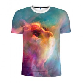 Мужская футболка 3D спортивная с принтом КОСМИЧЕСКИЙ КОТ в Рязани, 100% полиэстер с улучшенными характеристиками | приталенный силуэт, круглая горловина, широкие плечи, сужается к линии бедра | cat | colors | galaxy | paints | space | star
nebula | абстракция | вселенная | галактика | звезда | звезды | космический | космический кот | кот | кошка | краски | планеты