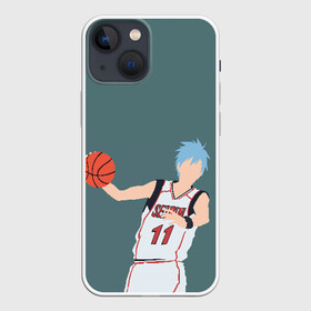 Чехол для iPhone 13 mini с принтом Tetsuya Kuroko в Рязани,  |  | Тематика изображения на принте: basket | basketball | kuroko | kuroko no basket | phantom | tetsu | tetsuya | баскетбол | куроко | тэцу | тэцуя | фантом