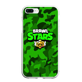 Чехол для iPhone 7Plus/8 Plus матовый с принтом BRAWL STARS в Рязани, Силикон | Область печати: задняя сторона чехла, без боковых панелей | brawl stars | bull | colt | leon | stars | берли | бо | брок | ворон | джесси | динамайк | дэррил | кольт | леон | мортис | нита | пайпер | пенни | поко | пэм | рикошет | спайк | тара | фрэнк | шелли | эль примо