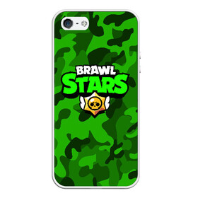 Чехол для iPhone 5/5S матовый с принтом BRAWL STARS в Рязани, Силикон | Область печати: задняя сторона чехла, без боковых панелей | brawl stars | bull | colt | leon | stars | берли | бо | брок | ворон | джесси | динамайк | дэррил | кольт | леон | мортис | нита | пайпер | пенни | поко | пэм | рикошет | спайк | тара | фрэнк | шелли | эль примо