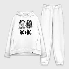 Женский костюм хлопок Oversize с принтом AC DC в Рязани,  |  | ac dc | acdc | acdc ас дс | австралийская | ангус янг | асдс | блюз | группа | крис слэйд | метал | молния | музыка | певцы | рок | рок н ролл | стиви янг | хард | хардрок | эксл роуз