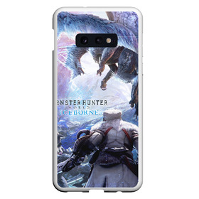 Чехол для Samsung S10E с принтом Monster Hunter World Iceborn в Рязани, Силикон | Область печати: задняя сторона чехла, без боковых панелей | Тематика изображения на принте: hunter | iceborn | monster | world | айсборн | ворлд | монстр | хантер