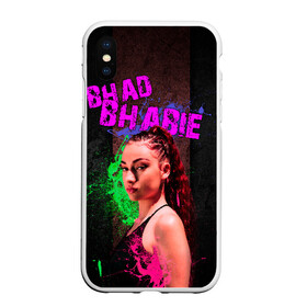 Чехол для iPhone XS Max матовый с принтом Bhad Bhabie в Рязани, Силикон | Область печати: задняя сторона чехла, без боковых панелей | bad bhabi | bad bhabie | bad fabi | bad phabie | bhabie | bhad fabhi | danielle bregoli | gansta | gucci | hip hop | phabie | rap | trap | бэд фаби | бэд фабия | гучи | реп | рэп | трэп | фабия | хип хоп