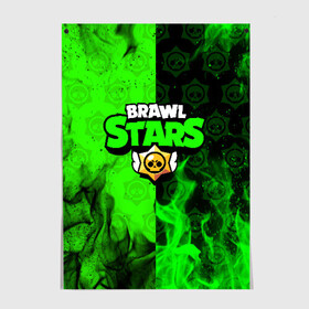 Постер с принтом BRAWL STARS в Рязани, 100% бумага
 | бумага, плотность 150 мг. Матовая, но за счет высокого коэффициента гладкости имеет небольшой блеск и дает на свету блики, но в отличии от глянцевой бумаги не покрыта лаком | brawl stars | bull | colt | leon | stars | берли | бо | брок | ворон | джесси | динамайк | дэррил | кольт | леон | мортис | нита | пайпер | пенни | поко | пэм | рикошет | спайк | тара | фрэнк | шелли | эль примо