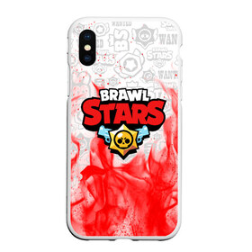 Чехол для iPhone XS Max матовый с принтом BRAWL STARS в Рязани, Силикон | Область печати: задняя сторона чехла, без боковых панелей | android | brawl stars | colt | crow | games | leon | penny | poco. | shelly | spike | wanted | брав | бравл старс | звезды | игры | мобильные игры | старс