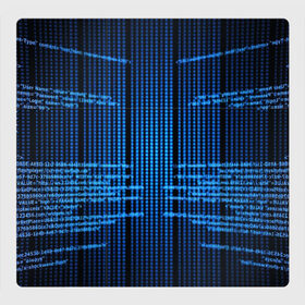 Магнитный плакат 3Х3 с принтом КОДЫ в Рязани, Полимерный материал с магнитным слоем | 9 деталей размером 9*9 см | hugo weaving | pc | the matrix | код | компьютеры | матрица | матрица 4 | программист | программный код | цифры