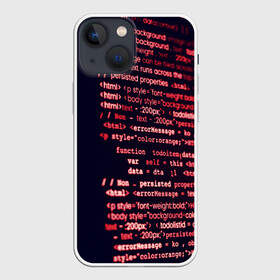 Чехол для iPhone 13 mini с принтом HTMLPHP в Рязани,  |  | hugo weaving | pc | the matrix | код | компьютеры | матрица | матрица 4 | программист | программный код | цифры