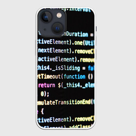 Чехол для iPhone 13 mini с принтом ПРОГРАММИСТ в Рязани,  |  | hugo weaving | pc | the matrix | код | компьютеры | матрица | матрица 4 | программист | программный код | цифры