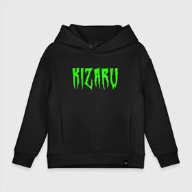 Детское худи Oversize хлопок с принтом KIZARU ACID (HF на спине)  в Рязани, френч-терри — 70% хлопок, 30% полиэстер. Мягкий теплый начес внутри —100% хлопок | боковые карманы, эластичные манжеты и нижняя кромка, капюшон на магнитной кнопке | family | haunted | karmageddon | karmagedon | kizaru | кармагеддон | кармагедон | кизару | фэмили | хаунтед