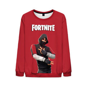 Мужской свитшот 3D с принтом IKONIK FORTNITE в Рязани, 100% полиэстер с мягким внутренним слоем | круглый вырез горловины, мягкая резинка на манжетах и поясе, свободная посадка по фигуре | Тематика изображения на принте: 10 | battle | fort | fortnite | ikonik | royale | season | битва | иконик | королевская | сезон | форт | фортнайт