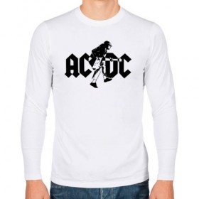 Мужской лонгслив хлопок с принтом AC/DC в Рязани, 100% хлопок |  | ac dc | acdc | acdc ас дс | австралийская | ангус янг | асдс | блюз | группа | крис слэйд | метал | молния | музыка | певцы | рок | рок н ролл | стиви янг | хард | хардрок | эксл роуз