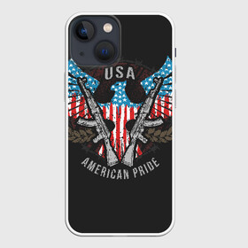 Чехол для iPhone 13 mini с принтом Army Forces в Рязани,  |  | eagle | states | united | usa | армейские | армия | камуфляж | орел | служба | снайпер | соединенных | солдат | сша | форма | штатов