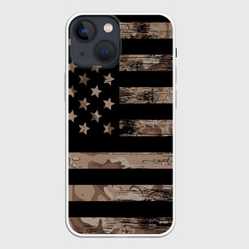 Чехол для iPhone 13 mini с принтом American Flag Camo в Рязани,  |  | eagle | states | united | usa | армейские | армия | камуфляж | орел | служба | снайпер | соединенных | солдат | сша | форма | штатов