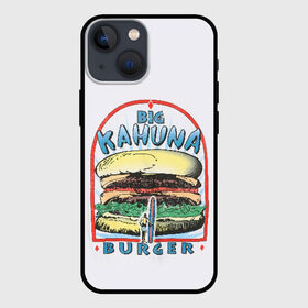 Чехол для iPhone 13 mini с принтом Big Kahuna Burger в Рязани,  |  | big kahuna | burger | kahuna | pulp fiction | голливуд | кино | криминальное чтиво