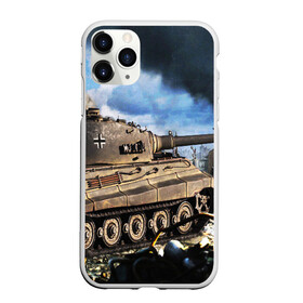 Чехол для iPhone 11 Pro матовый с принтом ТАНК в Рязани, Силикон |  | game | tank | war | боевой танк | война | выстрел | дым | игра | искры | огонь | пламя | танк | танкист | техника