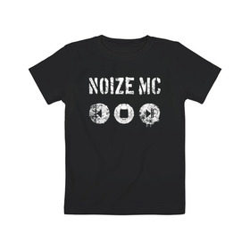 Детская футболка хлопок с принтом Noize MC в Рязани, 100% хлопок | круглый вырез горловины, полуприлегающий силуэт, длина до линии бедер | mc | music | noize | noize mc | rap | rock | мс | музыка | репер | рок | русский | рэп | рэпер | тренд | хит