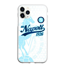 Чехол для iPhone 11 Pro матовый с принтом Наполи в Рязани, Силикон |  | napoli | ssc napoli | наполи | неаполь | форма | футбол | футболист | футбольный клуб