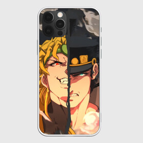 Чехол для iPhone 12 Pro с принтом Dio Brando x Jotaro в Рязани, силикон | область печати: задняя сторона чехла, без боковых панелей | jojo | джоджо | джонатан | джостар | манга | невероятные приключения | ранобэ | хамон