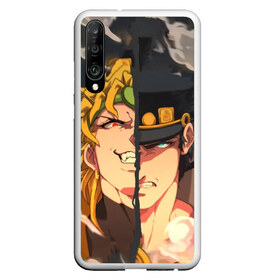 Чехол для Honor P30 с принтом Dio Brando x Jotaro в Рязани, Силикон | Область печати: задняя сторона чехла, без боковых панелей | Тематика изображения на принте: jojo | джоджо | джонатан | джостар | манга | невероятные приключения | ранобэ | хамон