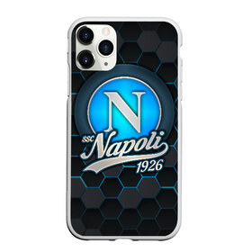 Чехол для iPhone 11 Pro матовый с принтом Наполи в Рязани, Силикон |  | napoli | ssc napoli | наполи | неаполь | форма | футбол | футболист | футбольный клуб