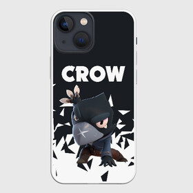 Чехол для iPhone 13 mini с принтом BRAWL STARS CROW в Рязани,  |  | android | brawl stars | colt | crow | games | leon | penny | poco. | shelly | spike | wanted | брав | бравл старс | звезды | игры | мобильные игры | старс