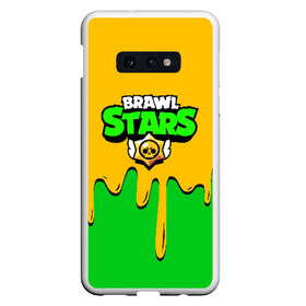 Чехол для Samsung S10E с принтом BRAWL STARS в Рязани, Силикон | Область печати: задняя сторона чехла, без боковых панелей | brawl stars | bull | colt | leon | stars | берли | бо | брок | ворон | джесси | динамайк | дэррил | кольт | леон | мортис | нита | пайпер | пенни | поко | пэм | рикошет | спайк | тара | фрэнк | шелли | эль примо