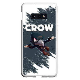 Чехол для Samsung S10E с принтом BRAWL STARS CROW в Рязани, Силикон | Область печати: задняя сторона чехла, без боковых панелей | brawl stars | bull | colt | crow | leon | stars | берли | бо | брок | ворон | джесси | динамайк | дэррил | кольт | леон | мортис | нита | пайпер | пенни | поко | пэм | рикошет | спайк | фрэнк | шелли | эль примо