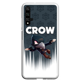 Чехол для Honor 20 с принтом BRAWL STARS CROW в Рязани, Силикон | Область печати: задняя сторона чехла, без боковых панелей | brawl stars | bull | colt | crow | leon | stars | берли | бо | брок | ворон | джесси | динамайк | дэррил | кольт | леон | мортис | нита | пайпер | пенни | поко | пэм | рикошет | спайк | фрэнк | шелли | эль примо