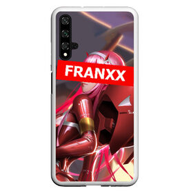 Чехол для Honor 20 с принтом Darling In The Franxx в Рязани, Силикон | Область печати: задняя сторона чехла, без боковых панелей | 02 | anime | darling in the franxx | hiro | manga | zero two | аниме | ахегао | любимый во франксе | манга | милый во франксе | ноль два | хиро