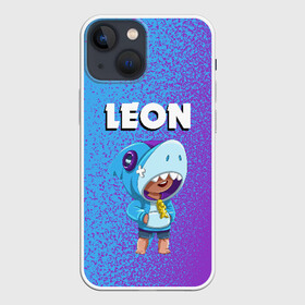 Чехол для iPhone 13 mini с принтом BRAWL STARS LEON SHARK в Рязани,  |  | android | brawl stars | colt | crow | games | leon | penny | poco. | shelly | spike | wanted | брав | бравл старс | звезды | игры | мобильные игры | старс