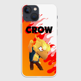 Чехол для iPhone 13 mini с принтом BRAWL STARS CROW PHOENIX в Рязани,  |  | android | brawl stars | colt | crow | games | leon | penny | poco. | shelly | spike | wanted | брав | бравл старс | звезды | игры | мобильные игры | старс