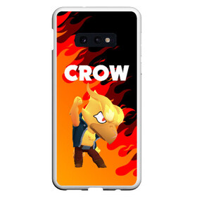 Чехол для Samsung S10E с принтом BRAWL STARS CROW PHOENIX в Рязани, Силикон | Область печати: задняя сторона чехла, без боковых панелей | android | brawl stars | colt | crow | games | leon | penny | poco. | shelly | spike | wanted | брав | бравл старс | звезды | игры | мобильные игры | старс