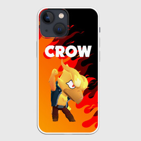 Чехол для iPhone 13 mini с принтом BRAWL STARS CROW PHOENIX в Рязани,  |  | android | brawl stars | colt | crow | games | leon | penny | poco. | shelly | spike | wanted | брав | бравл старс | звезды | игры | мобильные игры | старс