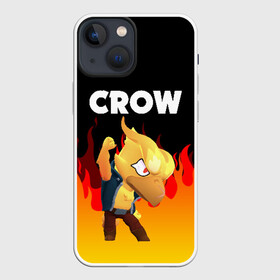 Чехол для iPhone 13 mini с принтом BRAWL STARS CROW PHOENIX в Рязани,  |  | android | brawl stars | colt | crow | games | leon | penny | poco. | shelly | spike | wanted | брав | бравл старс | звезды | игры | мобильные игры | старс