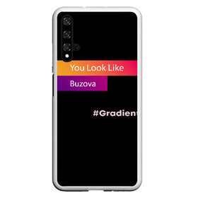 Чехол для Honor 20 с принтом gradient buzova в Рязани, Силикон | Область печати: задняя сторона чехла, без боковых панелей | buzova | face | faces | funny | gradient | instagaram | network | neural | neural network | бузова | инстаграм | лица | нейросеть | прикол | приложение