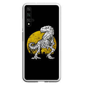 Чехол для Honor 20 с принтом T-Rex в Рязани, Силикон | Область печати: задняя сторона чехла, без боковых панелей | 19 | 2019 | cat | ghost | halloween | ведьма | динозавр | кости | кошка | ночь | паук | приведение | призрак | скелет | тирекс | тыква | тьма | ужас | хелловин | хеллоувин | хэллоуин | череп