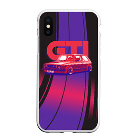 Чехол для iPhone XS Max матовый с принтом Golf GTI в Рязани, Силикон | Область печати: задняя сторона чехла, без боковых панелей | golf | golf gti | volkswagen | вольксваген | фолькс ваген | фольксваген