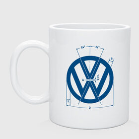 Кружка с принтом Volkswagen в Рязани, керамика | объем — 330 мл, диаметр — 80 мм. Принт наносится на бока кружки, можно сделать два разных изображения | golf | golf gti | volkswagen | вольксваген | фолькс ваген | фольксваген